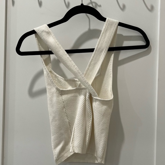 A&F Elevated Ribbed Crossback Tank - Picture 6 of 7